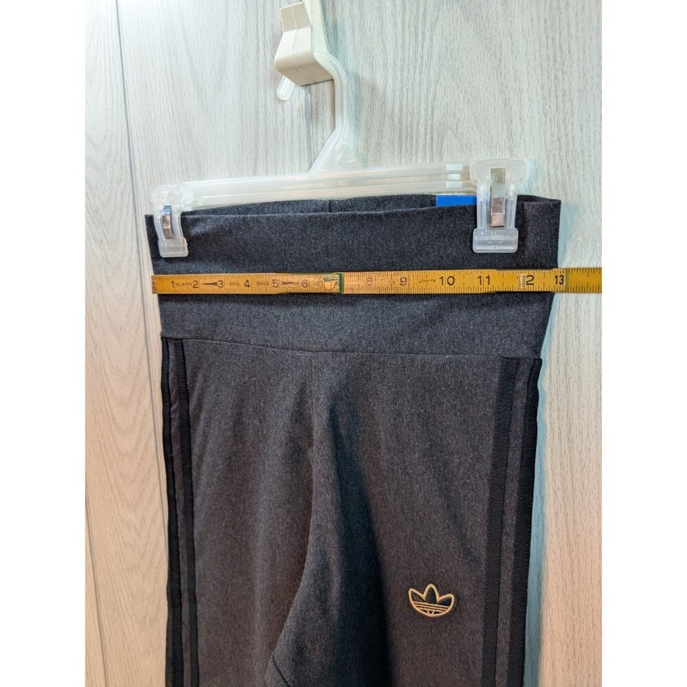 NEW ADIDAS ORIGINALS WOMEN'S TREFOIL TIGHTS ~ SIZE Small  #FM3287 BLACK - Picture 7 of 11